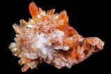 Orange Creedite Crystal Cluster - Durango, Mexico #79382-1